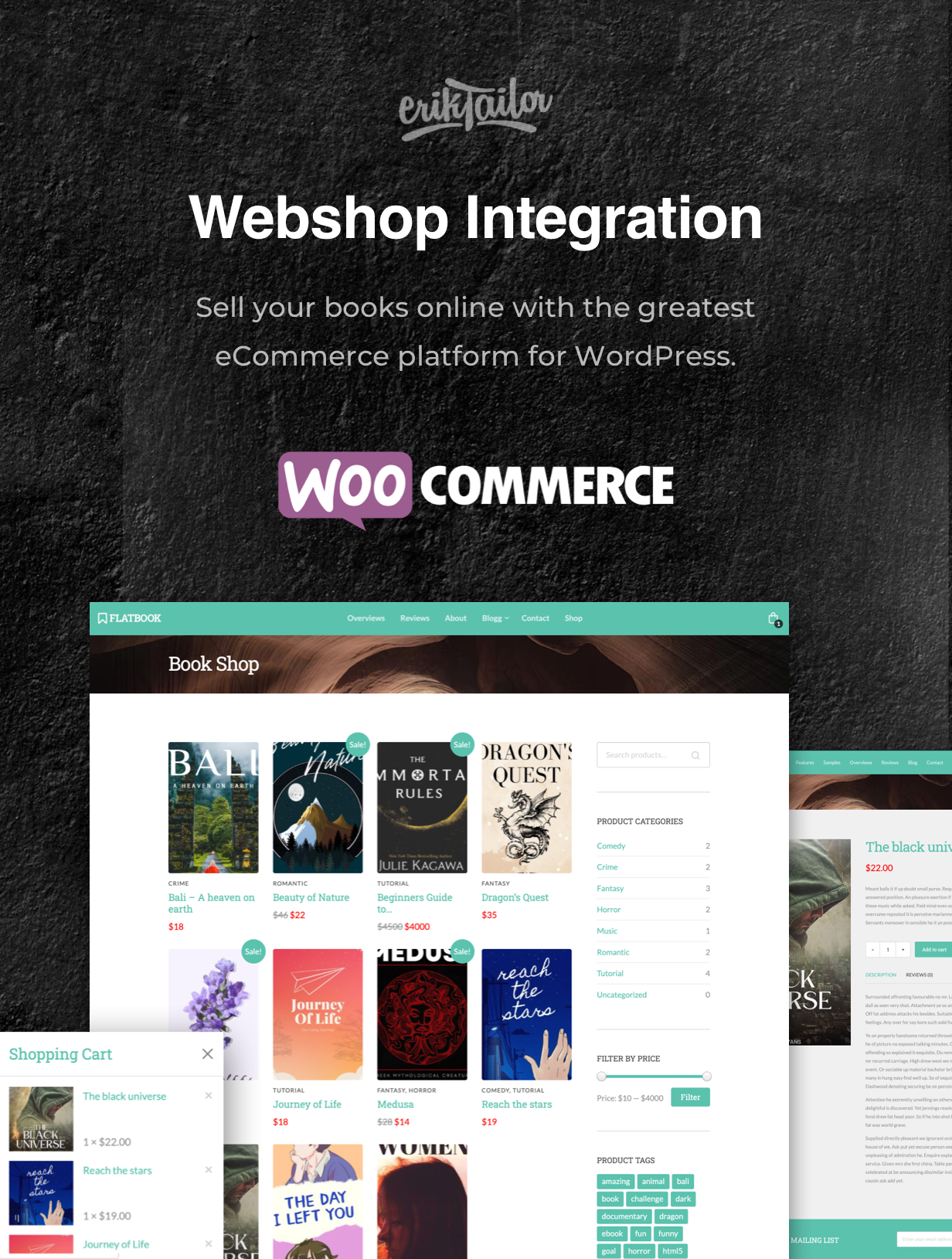 woocommerce - FlatBook - Ebook Selling WordPress Theme